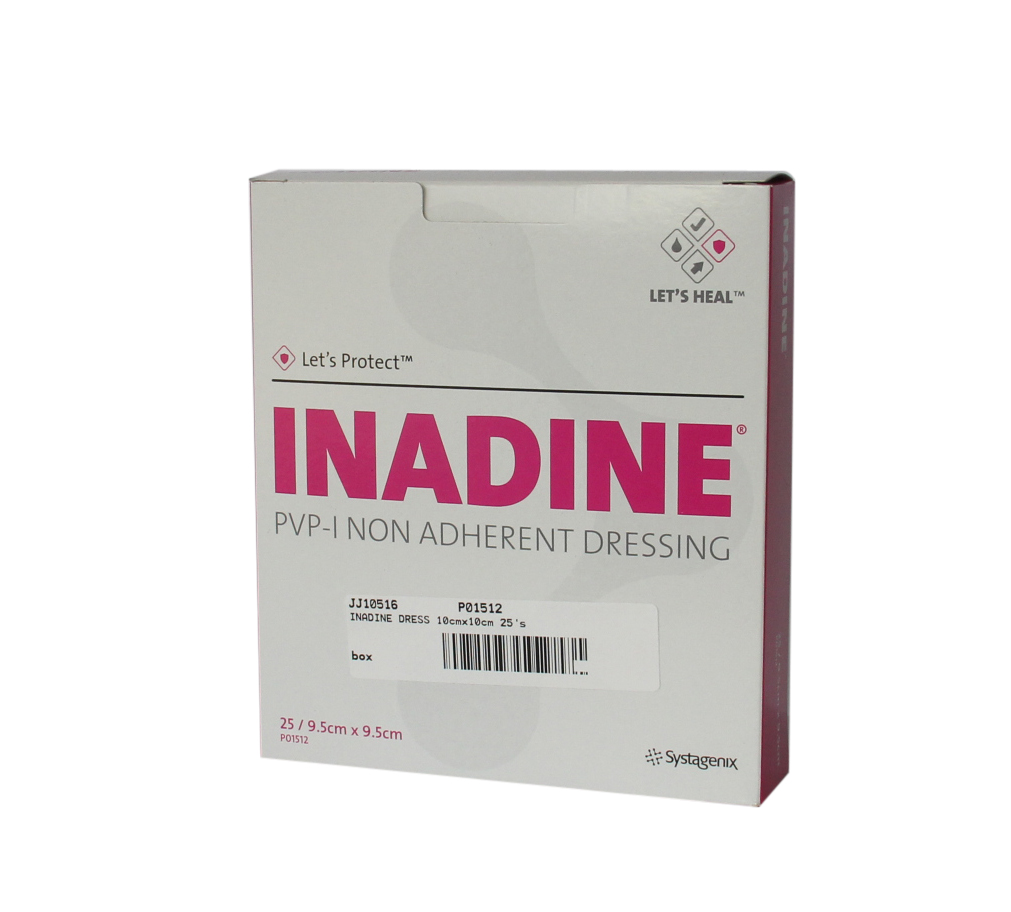 INADINE Dressing 9.5cm x 9.5cm Pkt/25