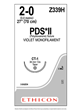 PDS*II Polydioxanone Sutures Violet 70cm 2-0 CT-1 36mm - Box/36
