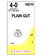 PLAIN GUT Sutures Yellowish Tan 70cm 4-0 FS-2 19mm - Box/36