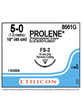 Prolene Polypropylene Sutures Blue 45cm 5-0 FS-2 - Box/12