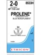 PROLENE* Polypropylene Blue 122cm 2-0 SH 26mm - Box/36