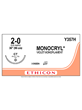 MONOCRYL® Poliglecaprone 25 Suture, Violet 2-0 90cm CT - Box/36