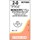 MONOCRYL® Plus Antibacterial Absorbable Sutures Undyed 2-0 70cm CP-1 36mm - Box/36
