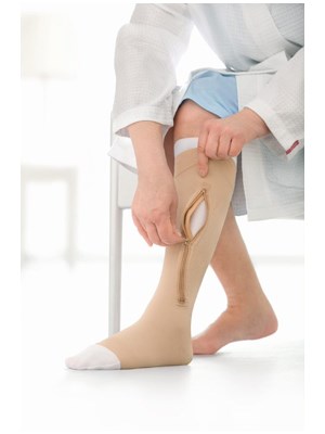 JOBST Ulcercare Kit Knee High Zipper Right Side - XXXL