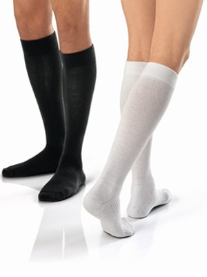 JOBST Active Knee High Socks 15-20mmHg White - Medium