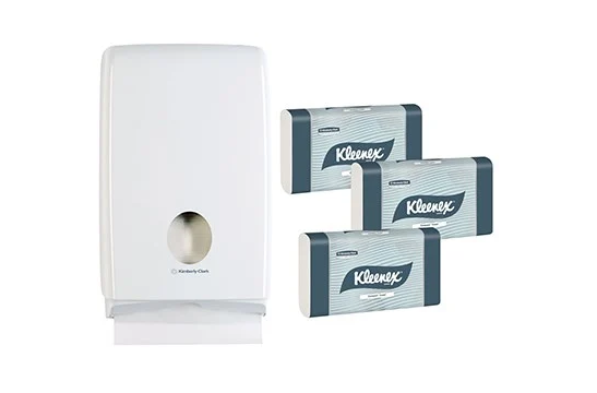KLEENEX Towels Starter Pack Dispenser Kimberly Clark