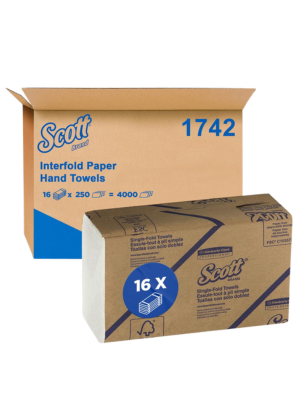 SCOTT® Interfold Paper Hand Towels Carton 4000