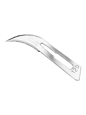 Kai Carbon Steel Stitch Cutter Scalpel Blade No.12 - Box/100