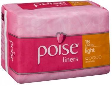 Poise Light Liners 12 Kt x 18 Ps