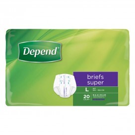 Depends Briefs Super Large - Ctn/20