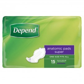 Depend Anatomics Super 4 x 15's - Ctn/4