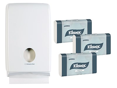 KLEENEX Towels Starter Pack Dispenser Kimberly Clark