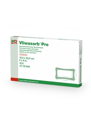 Vliwasorb® Pro Superabsorbent Dressing for Heavy Exudate Wounds 12.5x22.5cm