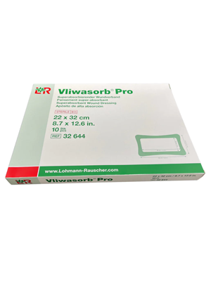Vliwasorb® Pro Superabsorbent Dressing for Heavy Exudate Wounds 22x32cm