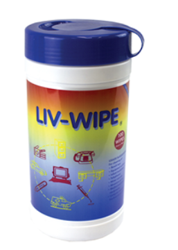 Liv-Wipe Alcohol Wipes 70% Isopropyl - Tub/100