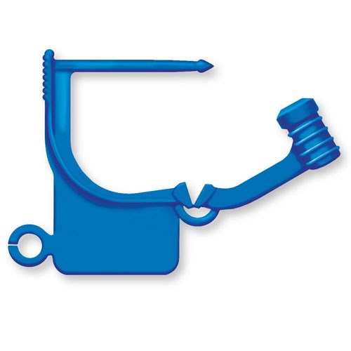 Locking Tags, Blue - Pkt/100