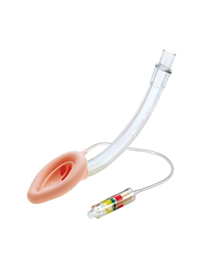 Mask Laryngeal Airway Silicone Disposable Purple Translucent Size 1
