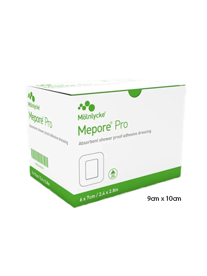 Molnlycke Mepore Pro Wound Dressing 9cm x 10cm – Bx/40
