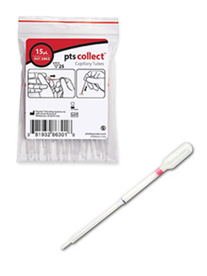 Capillary Blood Collection Tubes Microsafe 15μL 