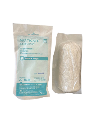 Crepe Bandage Sterile Multicrepe Medium Weight 10cm