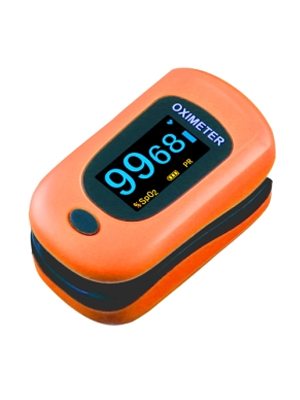 Fingertip Pulse Oximeter Adult PC60B1 Orange Medeleq OLED Waterproof