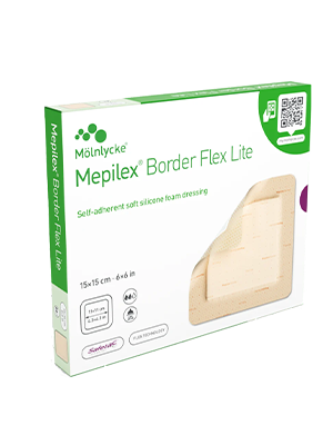 Border Flex Lite Mepilex Wound Dressing 15 x 15cm