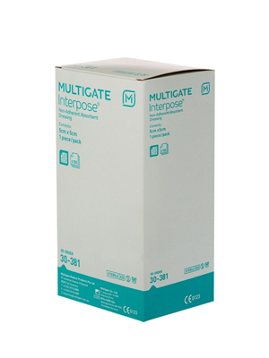 Multigate Non-Adherent Dressing Interpose Absorbent 5cm x 5cm