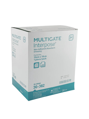 Multigate Non-Adherent Dressing Interpose Absorbent 10cm x 10cm