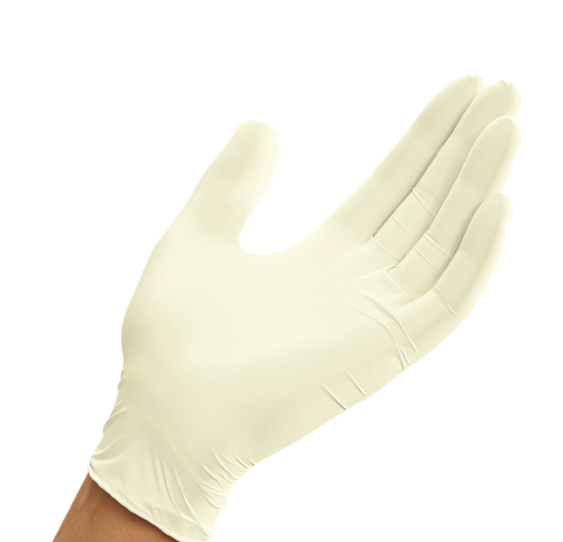 Innova Latex Poderfree Textured Exam Glove Small- Box/100