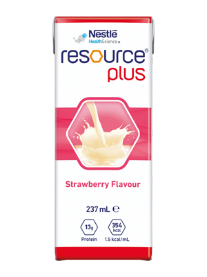 RESOURCE Plus Nutritional Drink Strawberry 237mL- Ctn/24