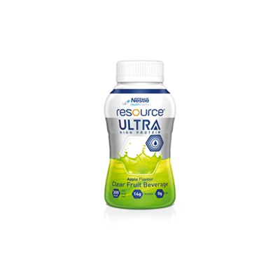 RESOURCE Ultra Clear Nutritional Drink, Apple 200mL- Ctn/24