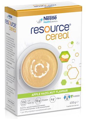 RESOURCE® Cereal Apple-Hazelnut 450g Sachets - Ctn/6