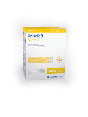 Unistik 3 Normal Safety Lancets Single Use