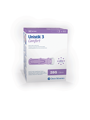 Unistik 3 Comfort Single-Use Safety Lancets