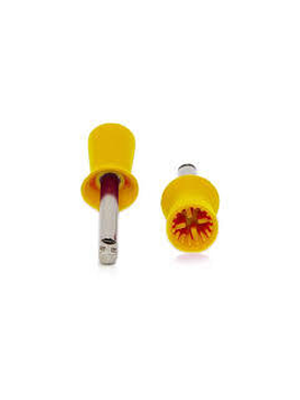 Prophy Cups Ongard Soft Rubber Webbed RA Latch Yellow