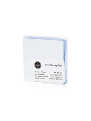 Mixing Pads Ongard Poly-coated Non-Skid Base 75mm x 75mm White 