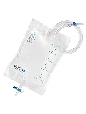 Ugo 2L Drainage Bags Catheter Support Tap T Continuous Drainage
