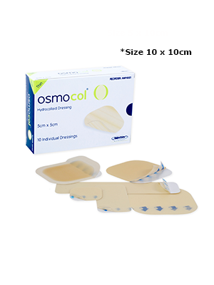 Osmocol® Hydrocolloid Dressing Waterproof Border 10x10cm – Box/10