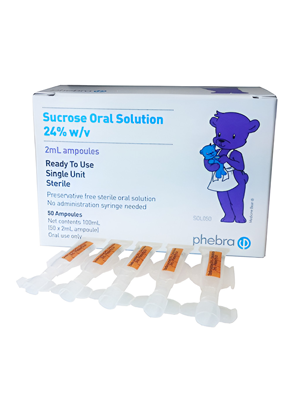 SUCROSE ORAL SOL. 24% W/V 2mL X 50