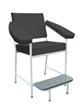 Blood Collection Chair Black Pacific Med