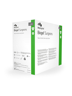 Biogel Surgeons Natural Rubber Latex Surgical Gloves 6.5