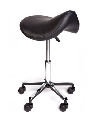 STANDARD SADDLE STOOL GAS LIFT BLACK