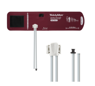 Welch Allyn FlexiPort BP Cuff; Size-12L Large Adult Long, Reusable, 2-Tubes