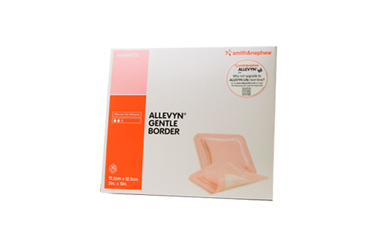 Gentle Border Foam Dressing ALLEVYN, Absorbent, 12.5cm x 12.5cm