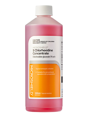 MICROSHIELD® 5 Chlorhexidine Gluconate 500mL - Each