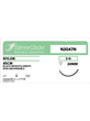 Surgical Suture Nylon Non-Absorbable Monofilament 24mm Reverse Cutting 45cm Black