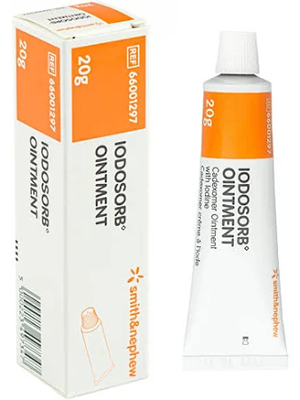 Iodosorb Cadexomer Iodine Wound Ointment - Smith & Nephew sterile gel 20g