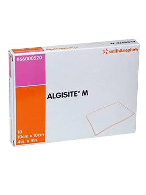 Algisite M Calcium Alginate Wound Care Dressing 10x10cm Smith & Nephew 