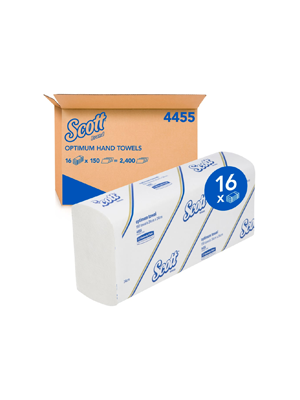 Optimum Hand Towel Scott Folded Paper Towels Unscented
