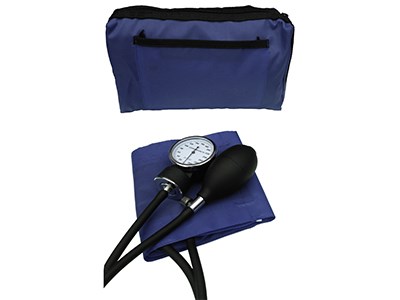 Aneroid Sphygmomanometer Latex Free - Blue